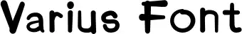 Varius Font