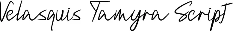 Velasquis Tamyra Script