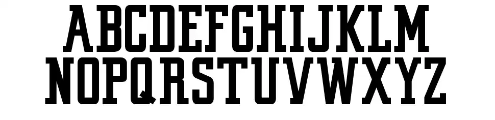 Vintage College Deptfont specimens