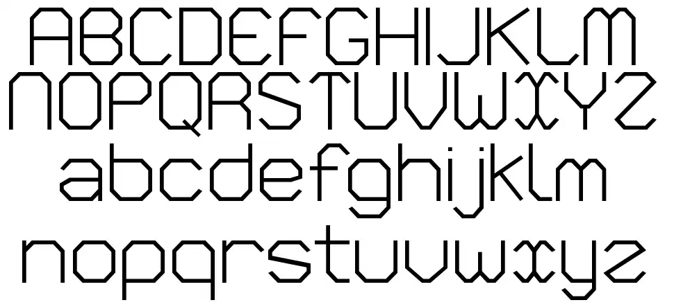 VLOBJfont specimens