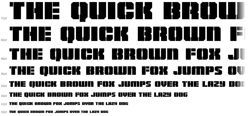 Warpthrusterfont waterfall