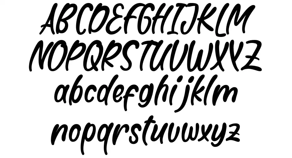 Water Blasterfont specimens