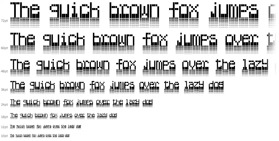 WhatUPfont waterfall