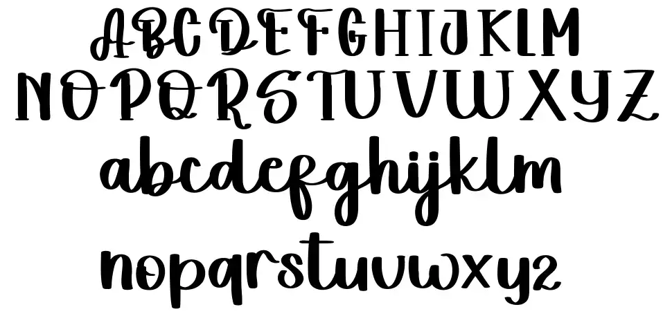 Winter Seassonfont specimens