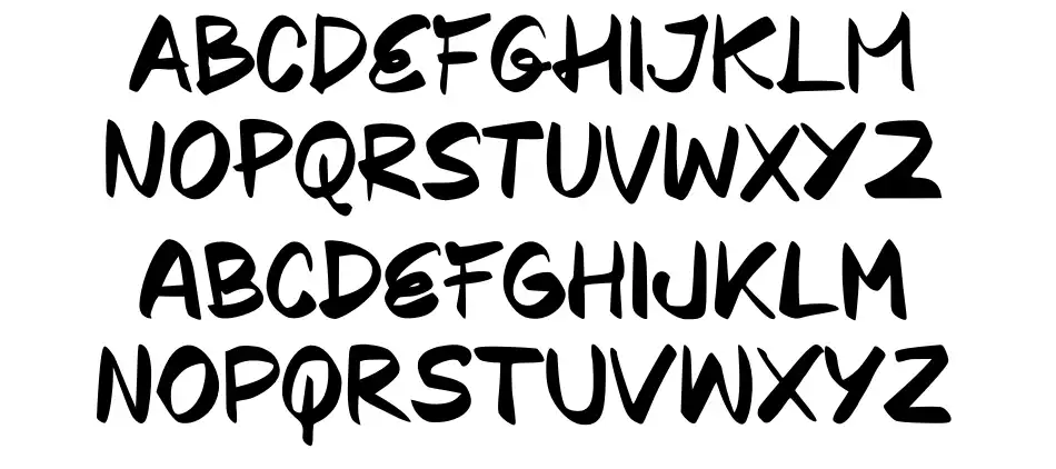 Wrongz Ürün Özellikleri Wrongzfont specimens