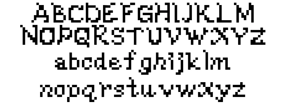 WWareTypeAfont specimens