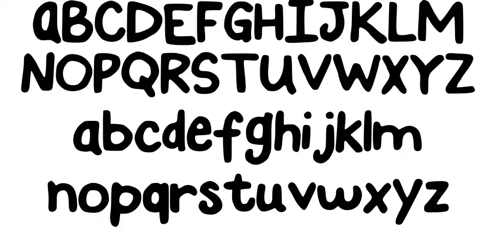 You Are Just My Typefont specimens